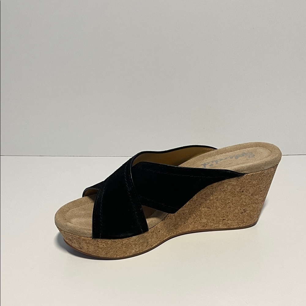 Splendid Criss-Cross Wedge Sandals, Size 9.5